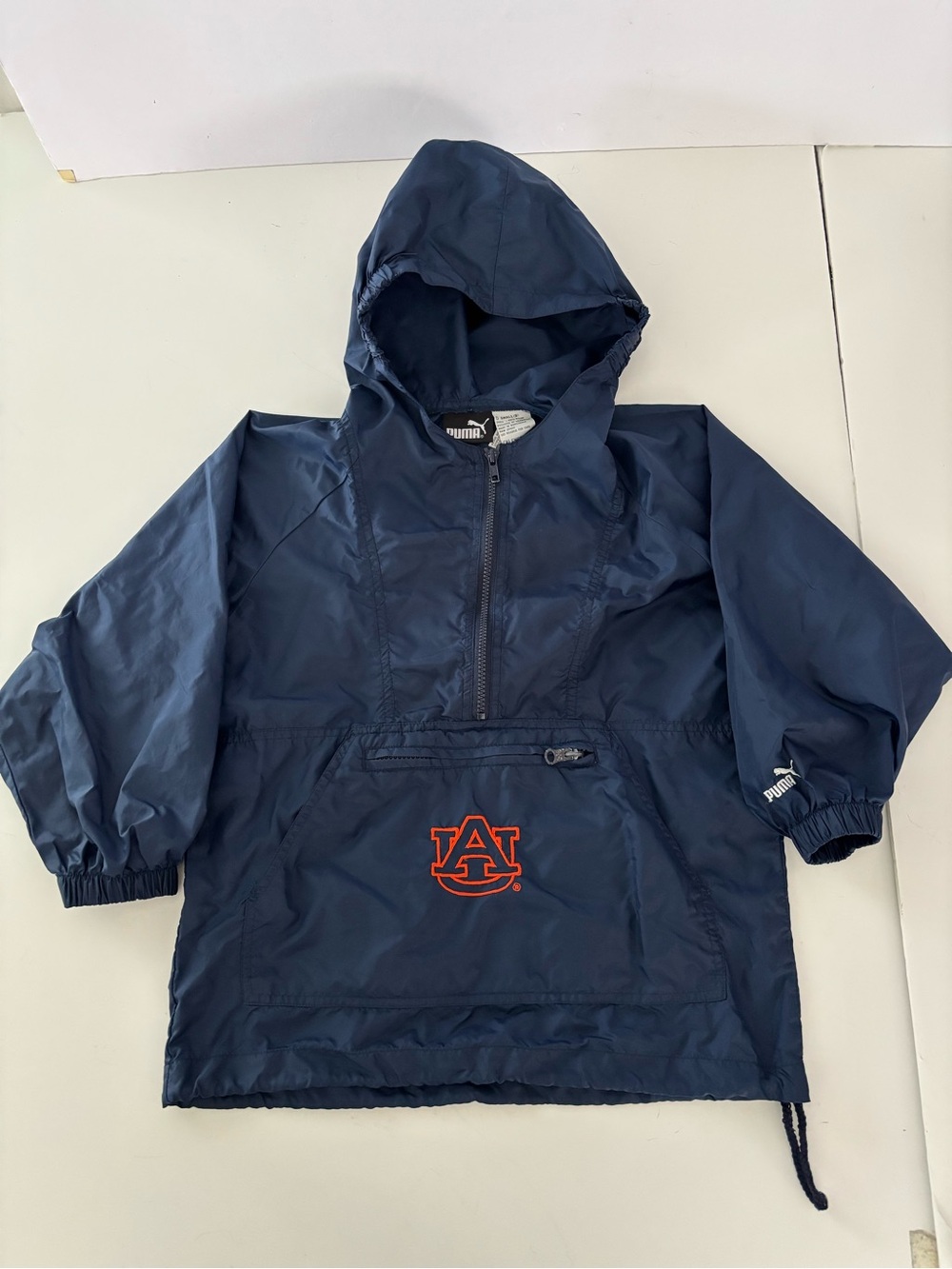 Puma Navy Hooded with Auburn Logo Jacket S(8)